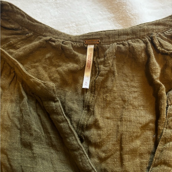 Free People Olive Green Romper - Picture 3 of 3